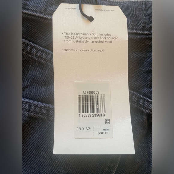 NWT Levi’s 70s High Flare Black Jeans - Picture 12 of 12